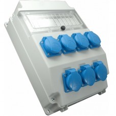 Βιομηχανικός Πίνακας με 7 Πρίζες Σούκο 16A 230V IP54 ROS 11/x-25/S